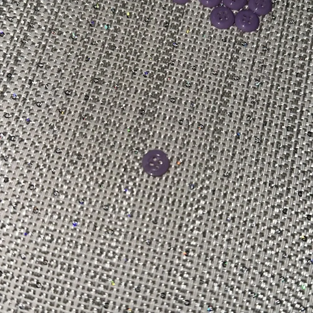 Dana Bachman Lavender Set of 7 blouse buttons